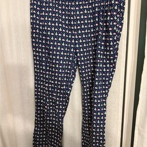 Vineyard Vines Blue Santa Whale Pajama Pants